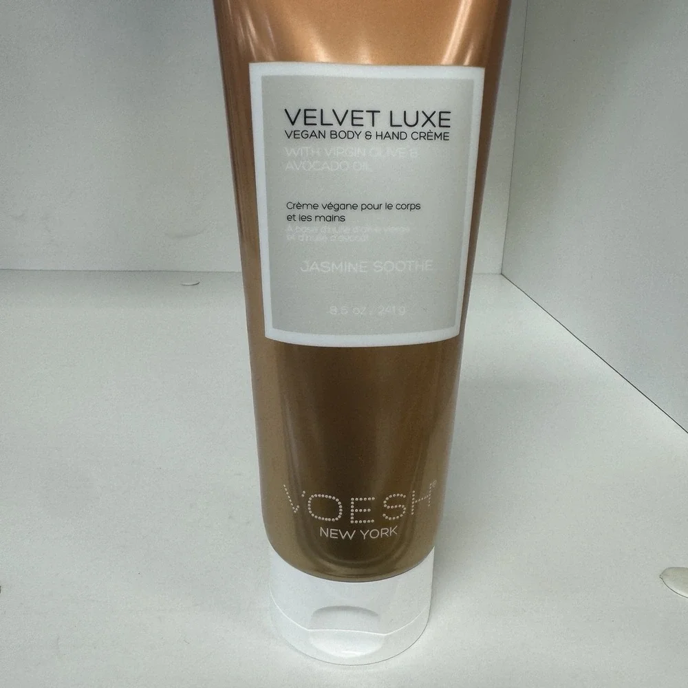 VOESH Velvet Luxe Jasmine Soothe Vegan Body & Hand Creme Lotion‎ 8.5 oz